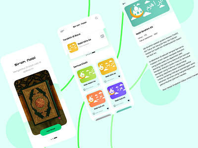 Sirah Nabi App app application design indonesia ui