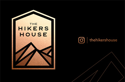 THE HIKERS HOUSE Brand Design app branding design graphic design illustration logo typography ui