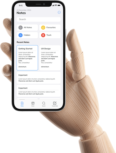 Notes Application Design design graphic design mobile product ui ux