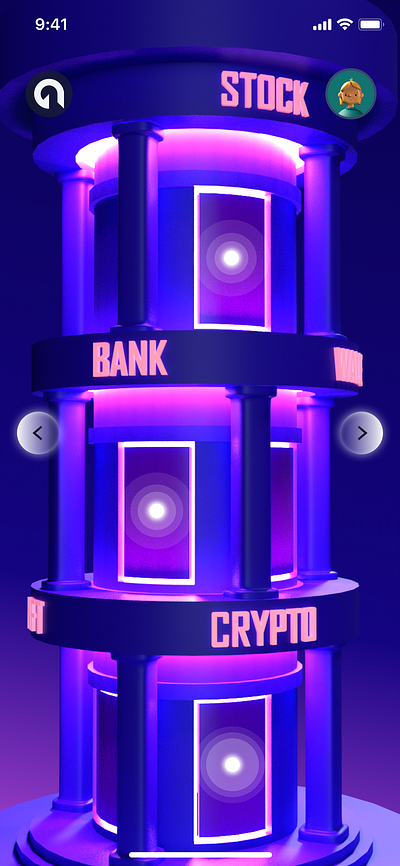 Crypto app 3d animation app branding crypto design fintech icon illustration ui ux