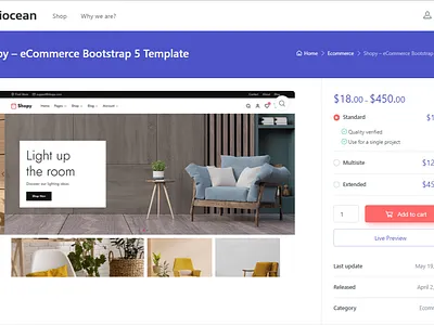 Shopy - eCommercec Bootstrap 5 Template bootstrap branding design illustration template theme ui ui design ux web design