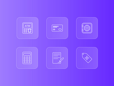 Fintech Icon Set : Part 2 branding finance fintech fintech icon flat icon icon pack icon set iconography icons line icon line illustration minimal outline icon ui ux vector