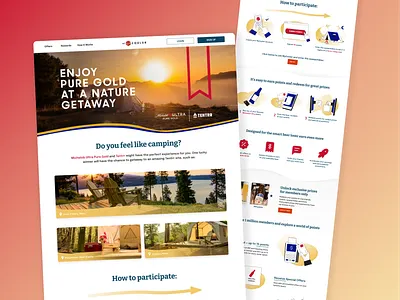 Project | ULTRA + Tentrr [MyCooler] abinbev campaign design figma mycooler tentrr ui uidesign ultra userinterface userinterfacedesign