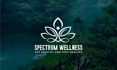 Spectrum Wellness and medical dental logo 3d beauty logo best logo branding business logo catchy feminine logo graphic design health logo logo logo design minimalistic natural logo professional skincare logo spa logo unique logo versatile wellness logo yoga logo
