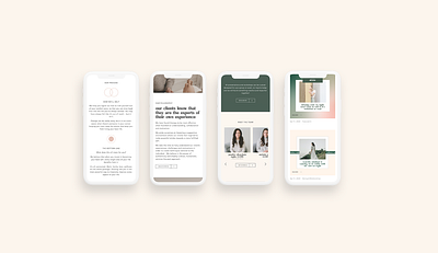 Manhattan Wellness Mobile Website Design brand design branding design minimal mockup typography