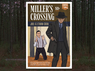 Miller's Crossing alternative movie poster albert finney coen brothers gabriel byrne john turtutto millers crossing