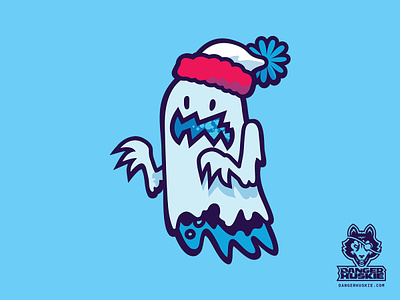Chicaghost chicago cold cool ghost halloween illustration illustrator october scary spooky stocking cap vector vector illustration winter