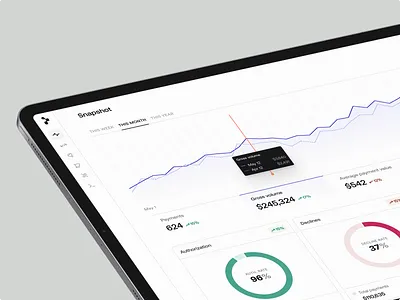 The Snapshot II analytics charts dashboard data data visualization finance fintech graphs metrics payments reports saas simple startup stats transactions