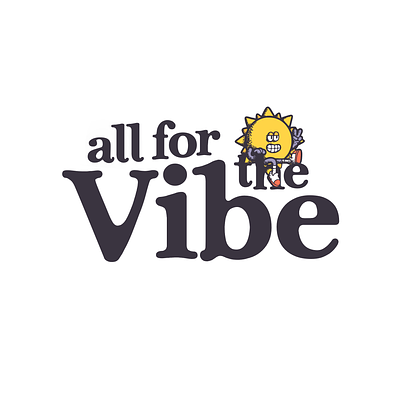 All for the Vibe 70s character illustration procreate retro sun vibe