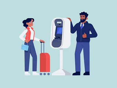 A COUPLE FROM THE PITCH GRAVEYARD character illustration motion vector