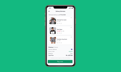 Checkout page design 💚 design minimal ui web