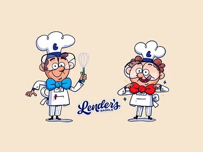 LENDERS BAGEL PITCH animation character design gif illustration motion