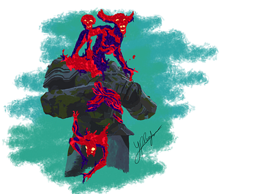 Demetreo´s uprising amateur animation art concept art design graphic design illustration illustrator ilu krita photoshop tcg xppen