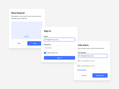 Modals Prima By Gunnar On Dribbble