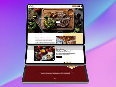 Bosporus landing Page Mockup design mockup templatedesign ui web website