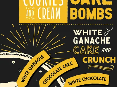 Dessert branding design branding cake cake packaging dessert dessert branding food food typography illustration packaging snacks