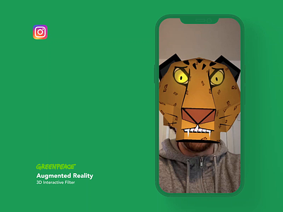 Greenpeace AR Filter ar augmented reality filter interactive