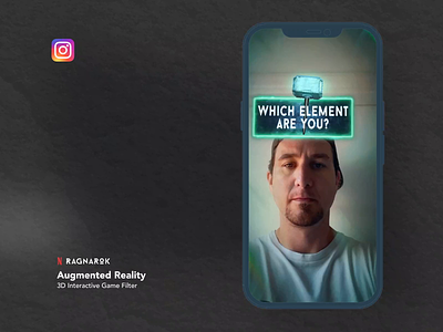 Ragnarok AR Filter (Netflix) ar augmented reality filter game interactive