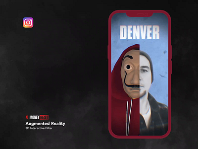 Money Heist AR Filter (Tommy x Netflix) ar augmented reality interactive filter