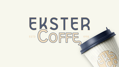 EKSTER COFFE - Brand Design advertising brand brand design branding design flatdesign graphic design logo logodesign vector