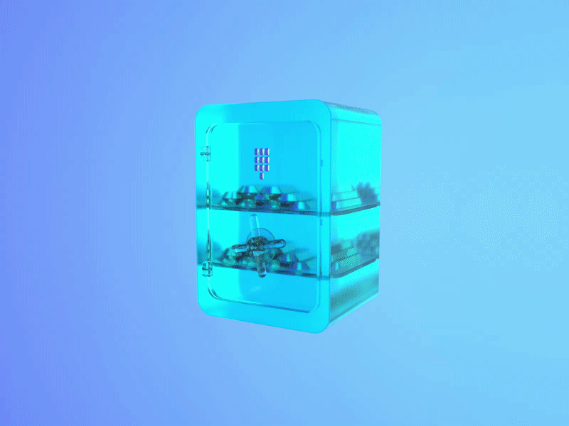 Glass safe 3d animate 3d animation c4d cinema4d glass motion graphics octane safe