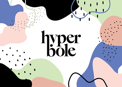 Hyperbole inc. Business and PostCards branding design graphic design illustration logo typography