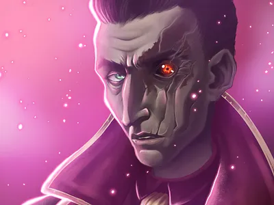 Silco: Arcane character illustration arcane character digital painting drawing illustration procreate