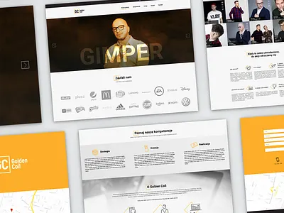 Landing Page & Website | Influencer Creative Agency agency branding graphic design ui ux web web design