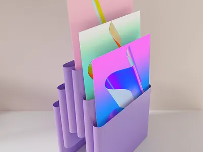 Posters From Ribbon Collection abstract art art direction artwork binder branding color blend colorful colorful posters design design art digital art exhibition experimental galerie gradient art gradient theme gradients illustration interior