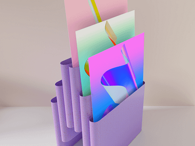 Posters From Ribbon Collection abstract art art direction artwork binder branding color blend colorful colorful posters design design art digital art exhibition experimental galerie gradient art gradient theme gradients illustration interior