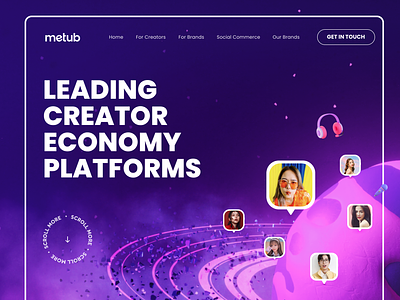 Metub. - Creator Economy animation creators design graphic design illustration map metub motion graphics productdesign tmrw ui uiux vietnam visual