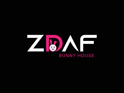 ZDAF Bunny logo brand identity design brand logo branding bunny logo business logo cartoon logo creative logo flat logo graphic design logo logo design logo designer logo folio logo mark logo type logos minimal minimalist logo modern logo