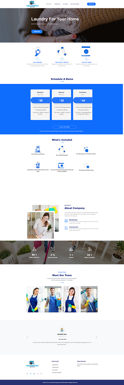 The Laundrymat design design plus dry cleaning graphic design illustration laundromat logo small business storyboarding ui ux wireframe yasin shaikh