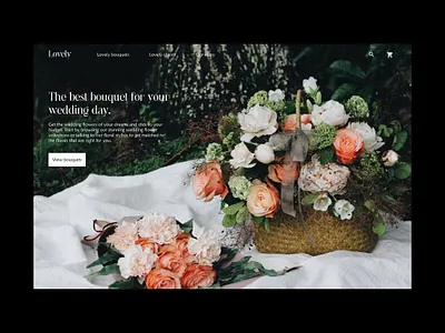 Wedding Website Design figma homepage interface landing page ui design ux design uxui visual design web design website