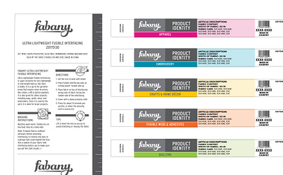 Interfacing Packaging // JOANN Stores branding logo package design