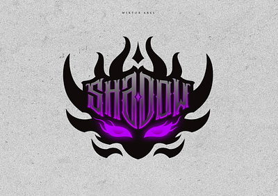 Shadow design game game logo high style lettering logo logotype music shadow twitch typography