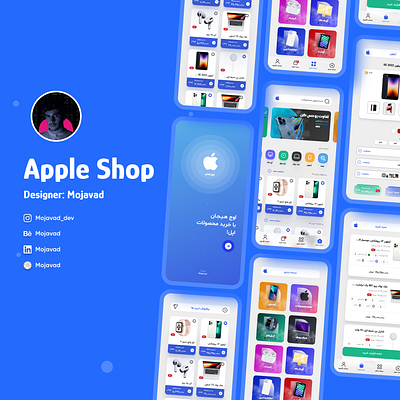 Apple Shope Ui Ux Design - Mobile App Project adobe xd android app application card design figma figma comunity free graphic design ios ios ui mobile phone shop shop ui store ui ui ux xd