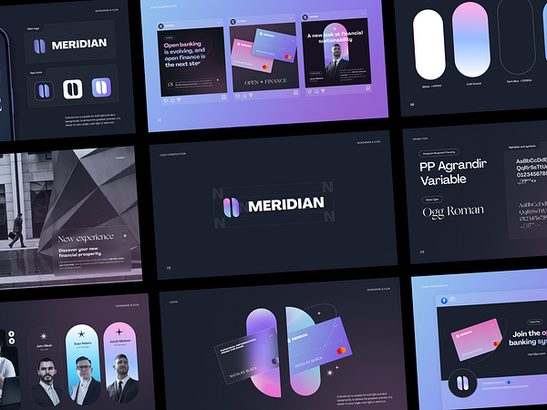 Meridian Brand Identity by Halo Branding for HALO LAB on Dribbble