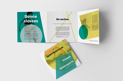 Free Fitness & Sport Brochure branding brochure template catalog clean design fitness graphic design illustration indesign magazine motion graphics print printable skateboard soccer sport sport brochure template ui universal brochure