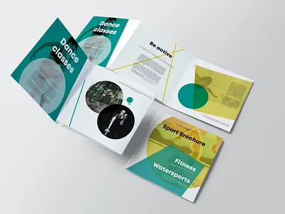 Free Fitness & Sport Brochure branding brochure template catalog clean design fitness graphic design illustration indesign magazine motion graphics print printable skateboard soccer sport sport brochure template ui universal brochure