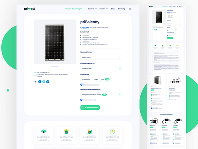 Solar Plug Product Page balcony product page climate saver co 2 savings energy transition own solar power plug and socket plug in solar system product page solar solar landing page solar panel solar plug solar power solar system solar system app solar system web ui