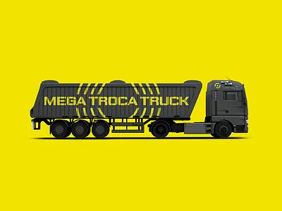 Mega Troca Truck brand brand design branding design identidade visual logo visual identity
