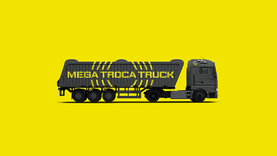 Mega Troca Truck brand brand design branding design identidade visual logo visual identity