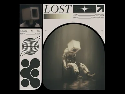 LOST acid aciddesign art design edgy edgydesign foxrockettstudio gradient graphic design huleeb human inpiration layoutdesign pictures zrixioc