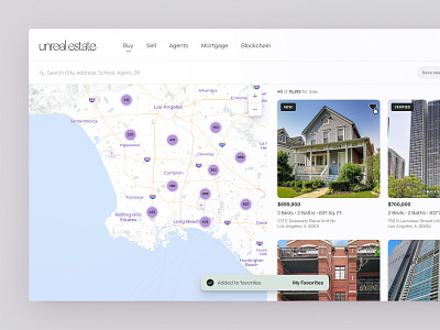 A New Era of Unreal Estate branding map real estate search web