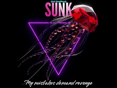 Soul Feedback's SUNK (Album Art) album art album cover album cover art graphic design luismcsoul