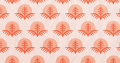 Mojave Palms Motel Wallpaper Pattern branding desert mcm mid century modern mojave motel palm palms retro springs vintage western