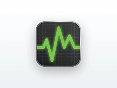 ECG Icon app icon ecg health icon icon design identity illustration retrospective ui