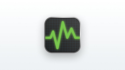 ECG Icon app icon ecg health icon icon design identity illustration retrospective ui