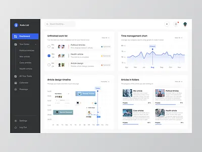 Kudu List 📆 article clean daily task dashboard design management productivity productivity ui project management task management task manager timeline timelines to do to do app to do list todo ui ux web